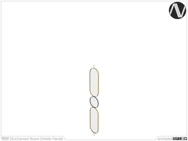 Sims 3 — Enchanted Wrought Iron Frame Room Divider Short Type I by ArtVitalex — Decorative Collection - Belong to 2023