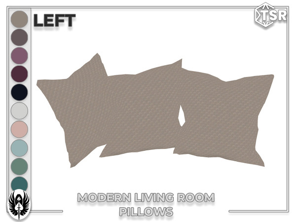 Sims 4 — Modern Living Room Pillows (Left) by nemesis_im — Sets of furniture from Halloween Dining Room Set This set