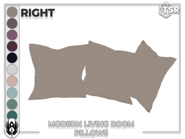 Sims 4 — Modern Living Room Pillows (Right) by nemesis_im — Sets of furniture from Halloween Dining Room Set This set