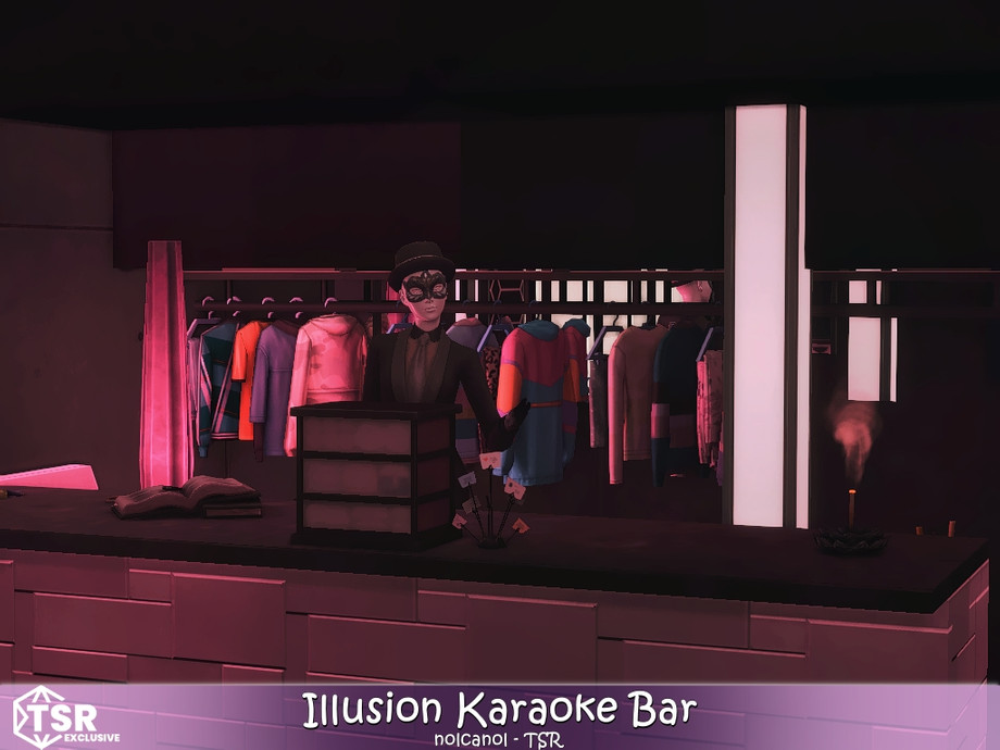 The Sims Resource - Illusion Karaoke Bar No CC