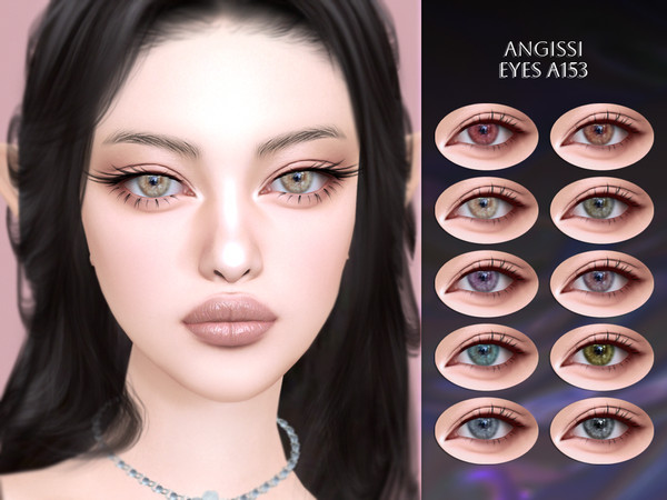 Sims 4 — EYES A153 by ANGISSI — PREVIEWS MADE USING HQ MOD Facepaint category