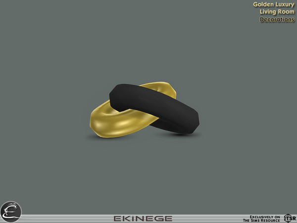 Sims 4 — Golden Luxury Living Room - KnotDecor by ekinege — The decoration objects of the Golden Luxury Collection will