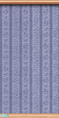 Sims 2 — am_yasha_navy by Cruella — Re-colors from one of my cottage series wallpaper, without the drapped border, in 10
