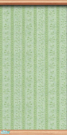 Sims 2 — am_yasha_green by Cruella — Re-colors from one of my cottage series wallpaper, without the drapped border, in 10