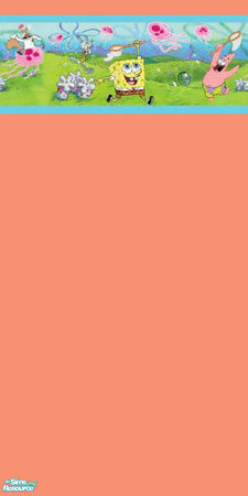 Sims 2 — Spongebob No 9 by huntress2005 — Part of Spongebob Wallpaper Set 2 made by huntress