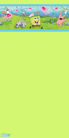 Sims 2 — Spongebob No 8 by huntress2005 — Part of Spongebob Wallpaper Set 2 made by huntress