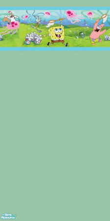 Sims 2 — Spongebob No 3 by huntress2005 — Part of Spongebob Wallpaper Set 2 made by huntress