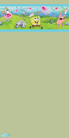 Sims 2 — Spongebob No 2 by huntress2005 — Part of Spongebob Wallpaper Set 2 made by huntress