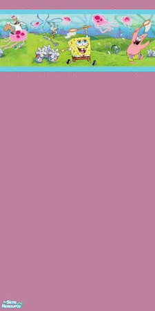 Sims 2 — Spongebob No 1 by huntress2005 — Part of Spongebob Wallpaper Set 2 made by huntress