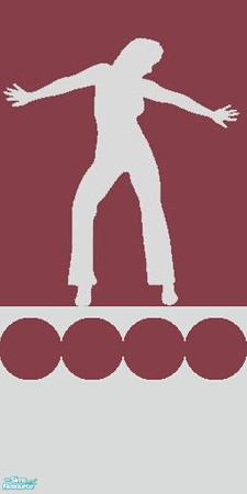 Sims 2 — Modern Red Wallpaper Set Part 2 No 15 by huntress2005 — Part of the Modern Red Wallpaper Set Part 2