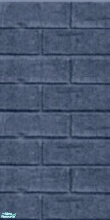 Sims 2 — Deep Blue Brick by stephanie_b. — a stephanie b. creation