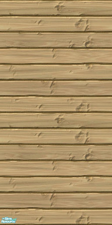 Sims 2 — Cheap board siding horizontal by TSR Archive — These natural wood boards have been treated to insure they won't