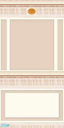 Sims 2 — Victorian Wall Apricot - Individual Item by Babybunny — 