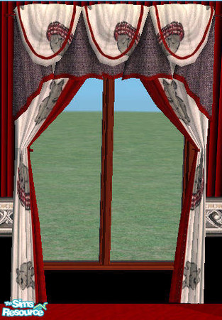Sims 2 — Dog Bedroom - Curtains by jennikj — Curtains