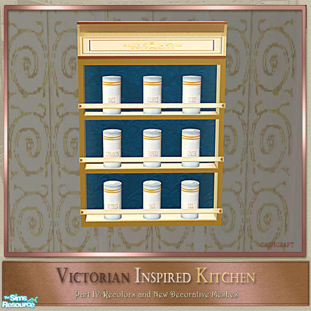Sims 2 — Victorian Kitchen Part IV - Spices 02 by Cashcraft — Part IV of my Victorian Inspired Kitchen includes new