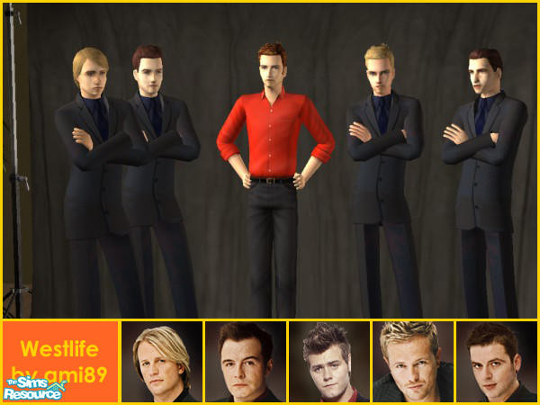 Sims 2 — Westlife by ami_89 — Now enjoy playing the sims with the Westlife lads .. my favorite band of all the time ..