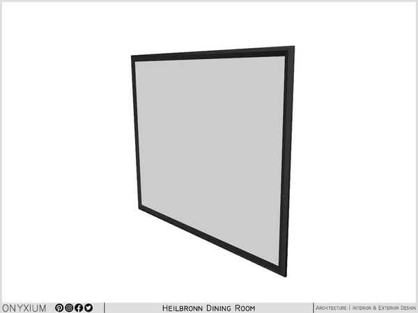 Sims 3 — Heilbronn Mirror by Onyxium — Onyxium@TSR Design Workshop Dining Room Collection - Belong To The 2023 Year