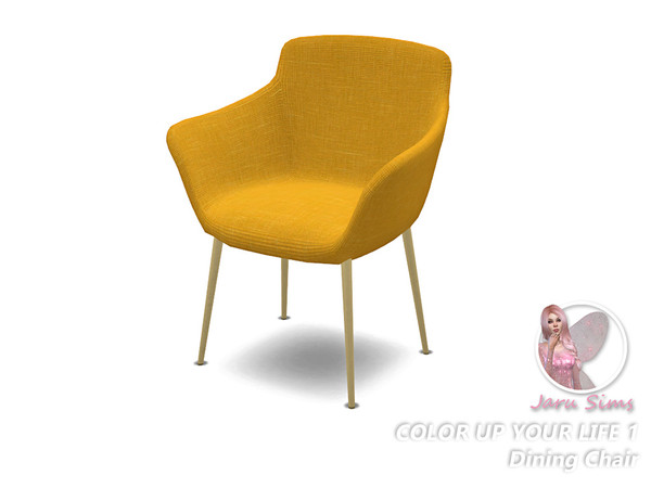 Sims 4 — Color up your life 1 - Dining chair by Jaru_Sims — A dinig room set in bright colors. Have fun! Set Contains: