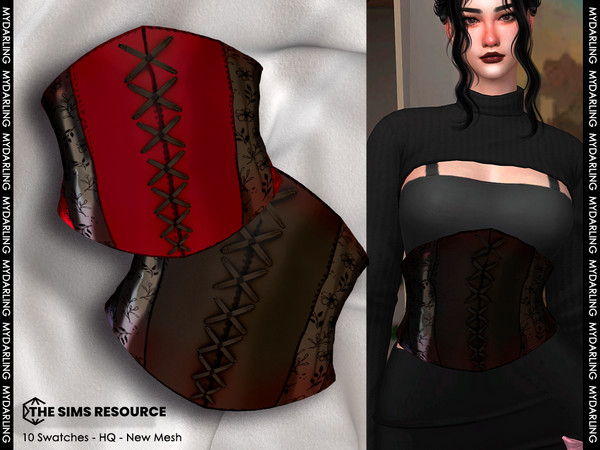 Sims 4 — corset waistband NA236 Adult by Mydarling20 — new mesh