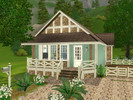 Sims 3 — Small House 'Myrtle Bungalow' - NiffaSims by NiffaSims — 1 bedroom, 1 bathroom small home based on TS3 Sunset