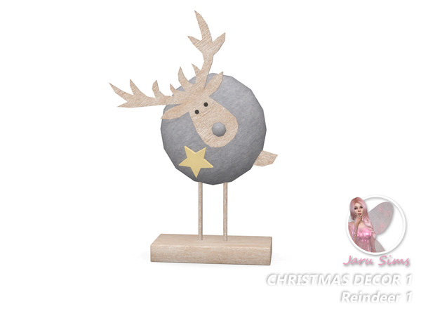 Sims 4 — Christmas decor 1 - Reindeer 1| jarusims by Jaru_Sims — I wish you all a Merry Christmas and a Happy New Year