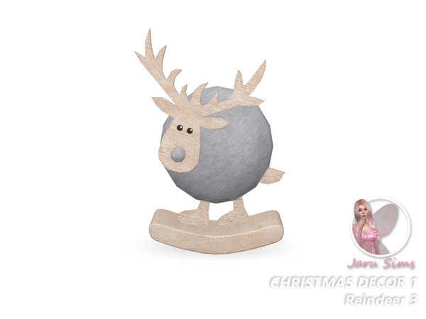 Sims 4 — Christmas decor 1 - Reindeer 3| jarusims by Jaru_Sims — I wish you all a Merry Christmas and a Happy New Year
