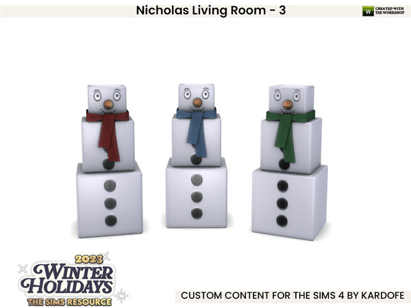 Sims 4 — kardofe_Nicholas Living Room_Fun gifts 2 by kardofe — Third and final part of the Nicholas Living Room, in this