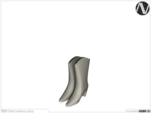 Sims 3 — Pella Women's Boots by ArtVitalex — Hallway Collection - Belong to 2023 All Rights Reserved. ArtVitalex@TSR -