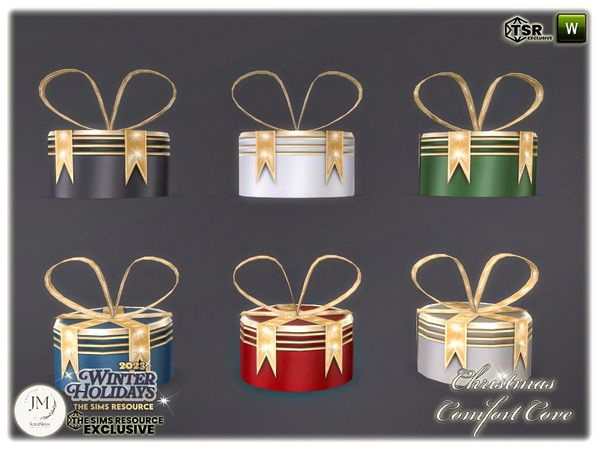 Sims 4 — Christmas Comfort Cove deco gift2 by jomsims — The warm harmony of Christmas. Immerse yourself in enveloping