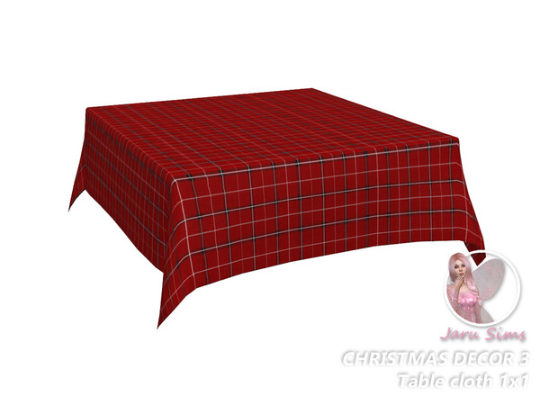 Sims 4 — Christmas decor 3 - Tablecloth 1x1| jarusims by Jaru_Sims — I wish you all a Merry Christmas and a Happy New