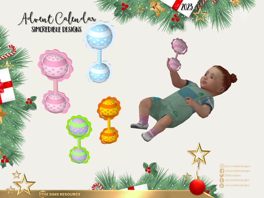 SIMcredible!'s Advent Calendar 2023 - Baby Rattle 1