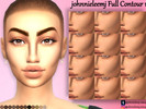 Sims 4 — johnnieleemj Full Contour 1 (BLUSH) by johnnieleemj — Contour Makeup listed under blush