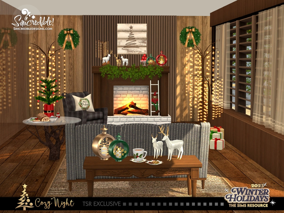SIMcredible!'s Cozy Night- Willow tree mini - Christmas 2023