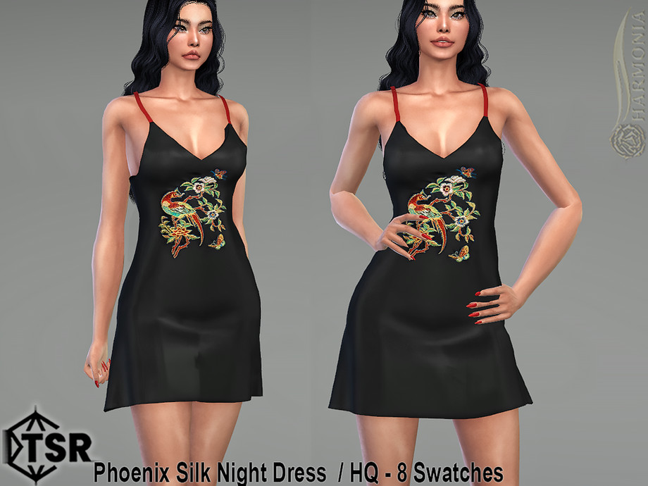 Harmonia's Phoenix Silk Night Dress