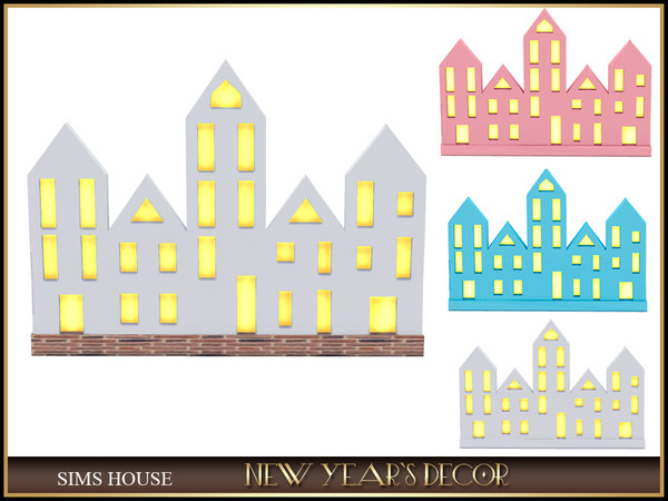Sims 4 — Sims House DEER NEW YEAR'S DECOR by Sims_House — NEW YEAR'S DECOR