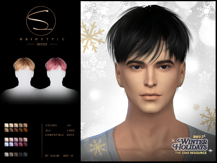 S-Club's Short Male hairstyle 091223 Marius