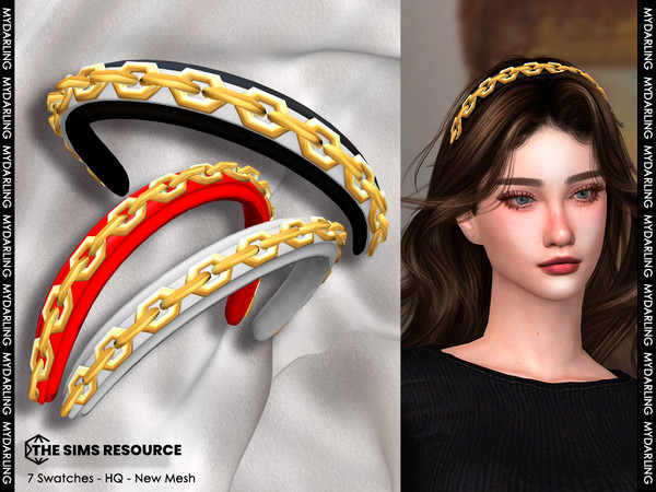 Sims 4 — simple headband NA492 Adult by Mydarling20 — new mesh