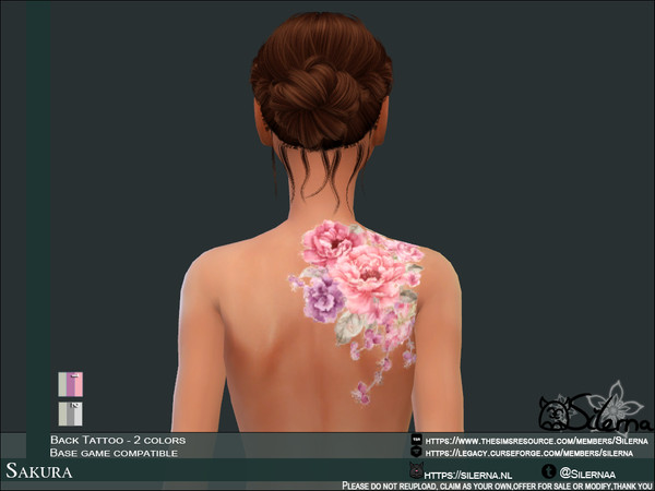 Sims 4 — Sakura by Silerna — - Base game compatible