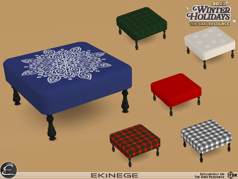 ekinege's Winter Holiday 2023 Collection - Coffee Table