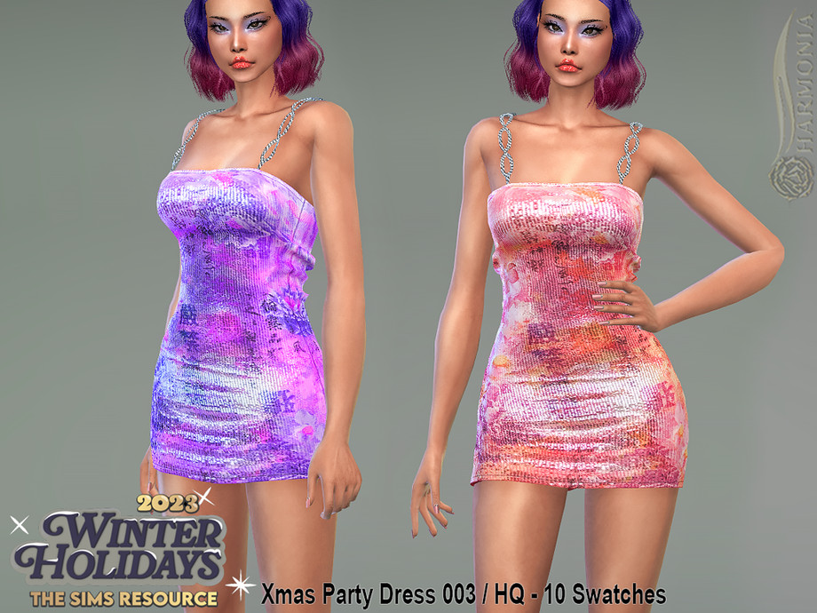 Harmonia's Xmas Party Dress 003