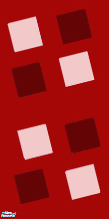 Sims 2 — Squared Wall Red by redroses4eva — hope u like it =)