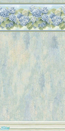 Sims 2 — Flora Wall Set - Wall 2 by filizk — 3 floral wallpapers for your country houses. With these wallpapers, you can