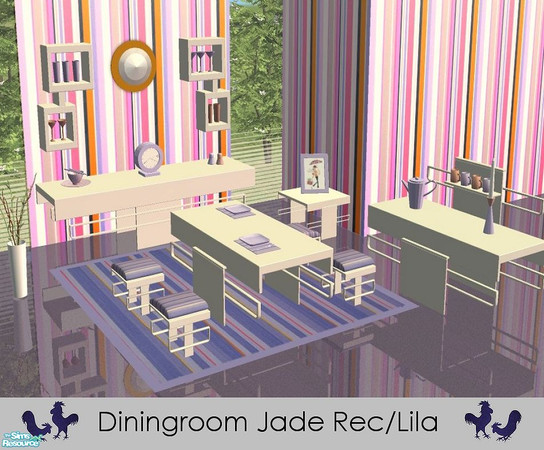 Sims 2 — Set Jade Recolor Lila by marilu — 