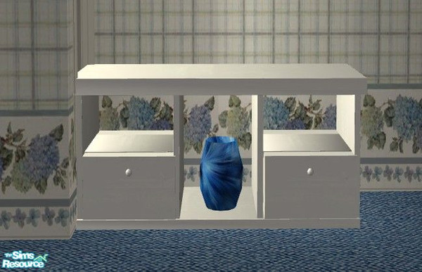 Sims 2 — Blue Moon Living -TV Stand by Riverwillows — Soothing and serene, a nice living room set done in soft blues,