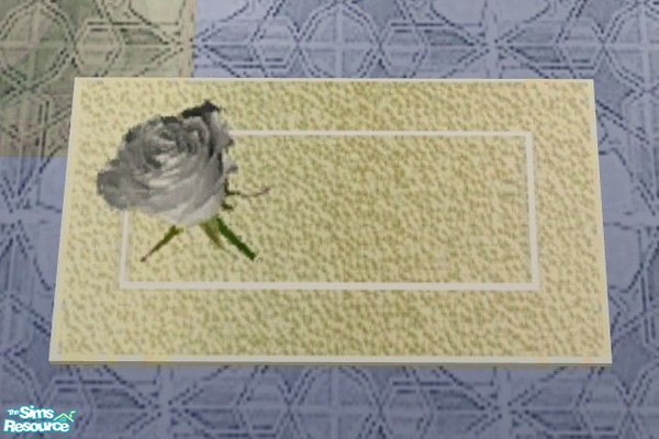 Sims 2 — Avalon Bathroom - Tubmat by Riverwillows — Lovely white wood and green marble bathroom with red and gold