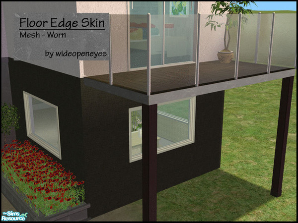 Sims 2 — Floor Edge Skin - Worn by wideopeneyes — I made this \'skin\' to cover the unsightly edges of the floors where