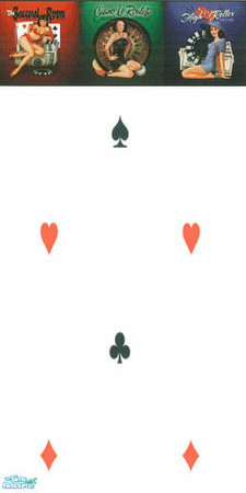 Sims 2 — Jackpot by devilishdawn — Wallpaper and border for game rooms