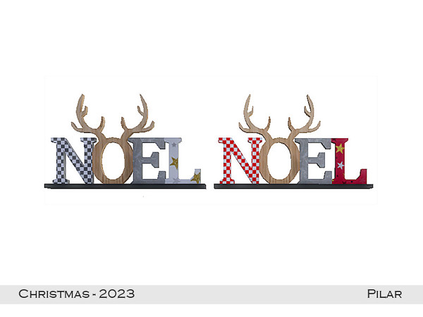 Sims 4 — Pilar Christmas2023 DecoNoel by Pilar — Created by Pilar forTSR sims4