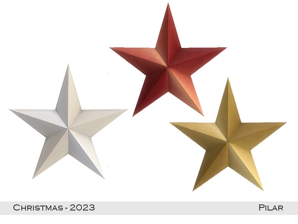 Sims 4 — Pilar Christmas2023 Star by Pilar — Created by Pilar for TRS sims4