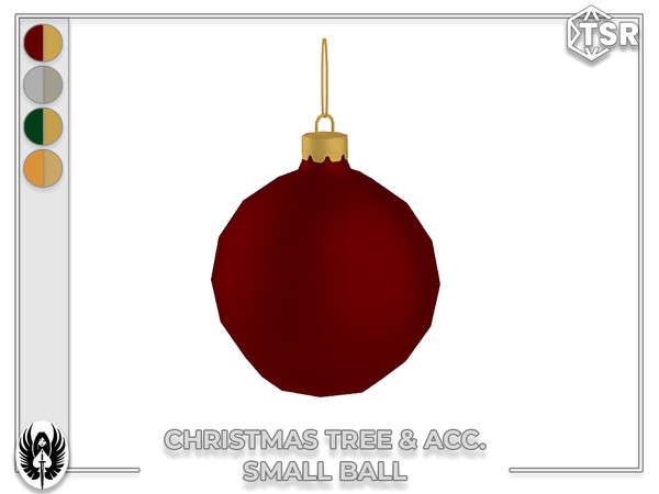 Sims 4 — Nemesis_im - Christmas Tree & Acc. Small Ball by nemesis_im — Sets of furniture from Christmas Tree &